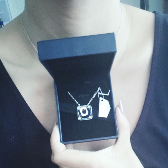 Elisa Gems Double Cubic zirconia silver necklace - Picture 5 of 7